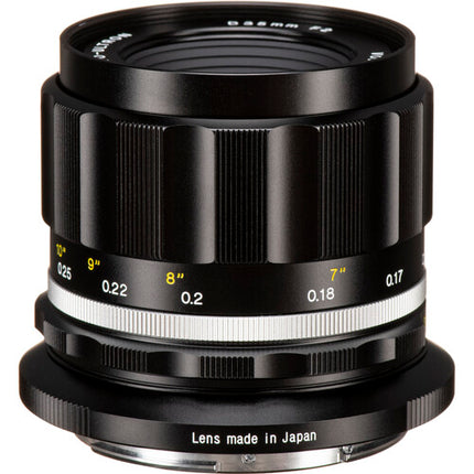 Voigtlander D35mm f/2 Lente Macro Apo-Ultron para Nikon Z Montura con Diafragma de 10 Palas y Enfoque Mínimo de 6.4"
