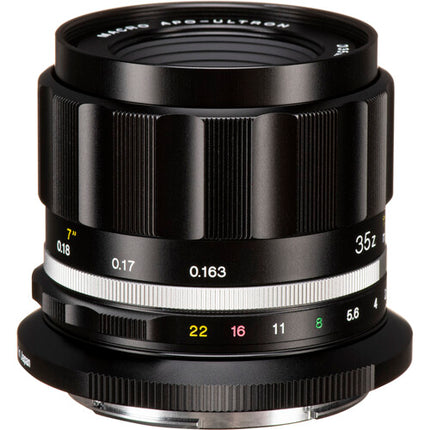 Voigtlander D35mm f/2 Lente Macro Apo-Ultron para Nikon Z Montura con Diafragma de 10 Palas y Enfoque Mínimo de 6.4"