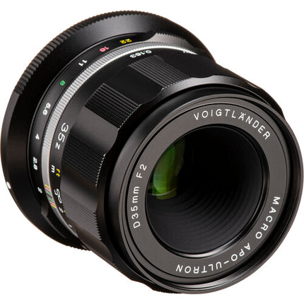 Voigtlander D35mm f/2 Lente Macro Apo-Ultron para Nikon Z Montura con Diafragma de 10 Palas y Enfoque Mínimo de 6.4"