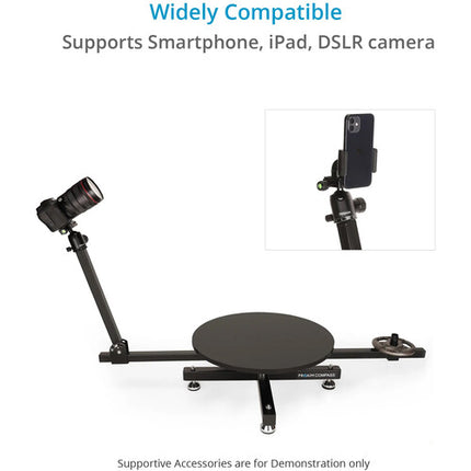 Proaim Compass Plataforma Giratoria para Cámara 360° con Brazo Ajustable