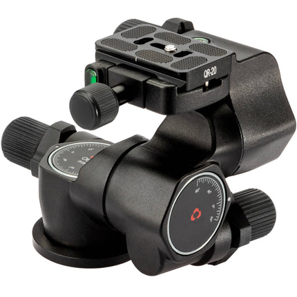 Oben GH3W-15 Cabezal Engranado 3 Vías Capacidad 15 lb Altura 12 cm