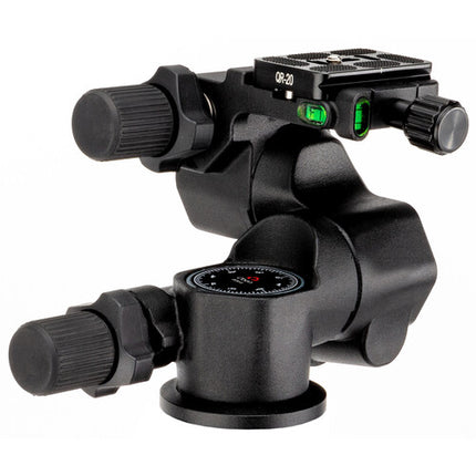 Oben GH3W-15 Cabezal Engranado 3 Vías Capacidad 15 lb Altura 12 cm