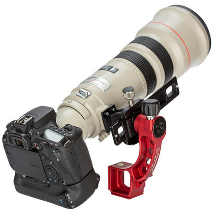 ProMediaGear GT2R Tomahawk V2 Cabezal Gimbal para Rótulas 50 lb Rojo