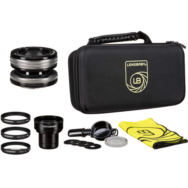 Lensbaby Soft Focus Optic Swap Kit Macro para Nikon F con filtro 46mm