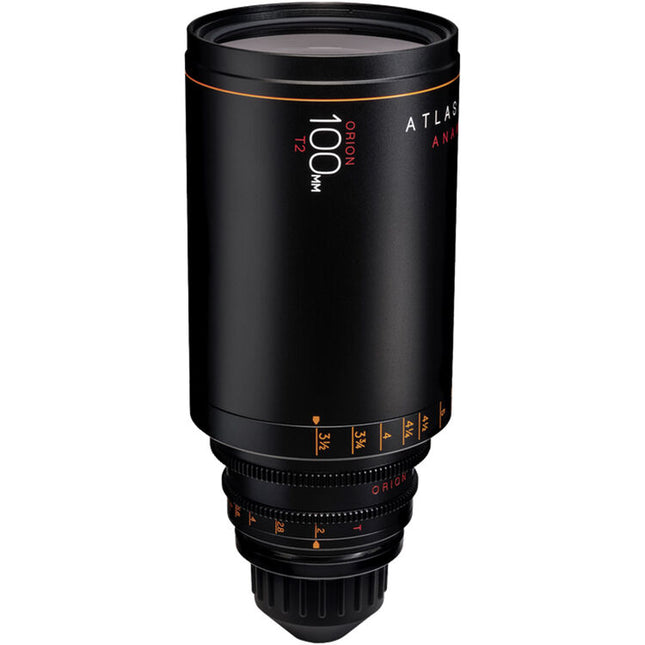 Atlas Lens Co. Orion 100mm T2 Lente Prime Anamórfico 2x PL Mount Feet