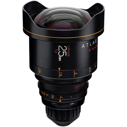 Atlas Lens Co Orion 25mm T2 Anamórfico Prime Montura PL 1 5 pies distancia mínima