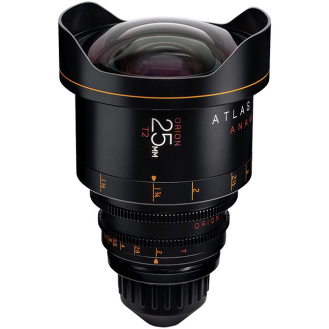 Atlas Lens Co Orion 25mm T2 Anamórfico Prime Montura PL 1 5 pies distancia mínima