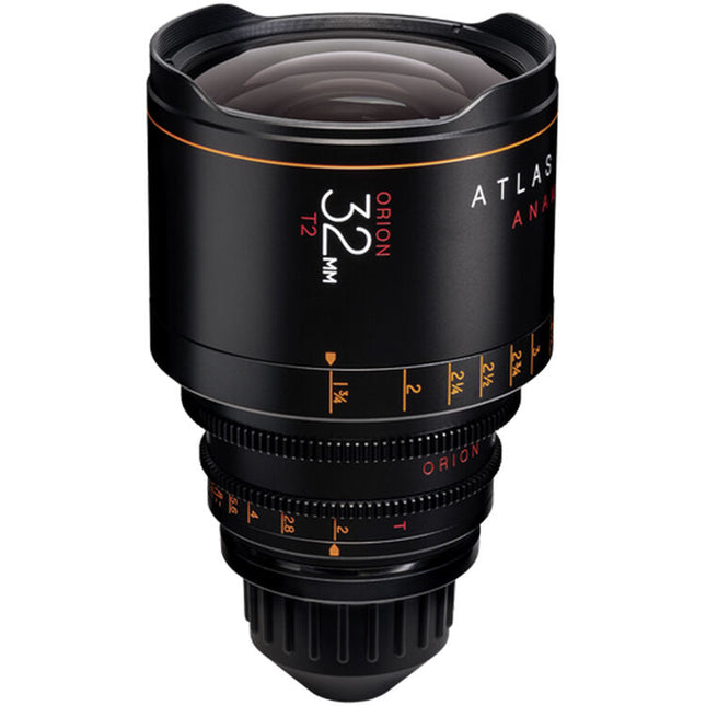 Atlas Lens Co Orion 32mm T2 Lente Prime Anamórfico PL Montura 1.7' Foco Mínimo