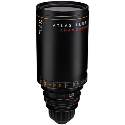Atlas Lens Co. Orion 100mm T2 Lente Prime Anamórfico 2x PL Mount Feet
