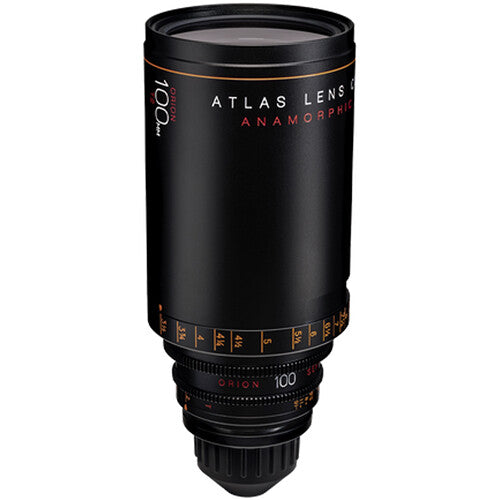 Atlas Lens Co. Orion 100mm T2 Lente Prime Anamórfico 2x PL Mount Feet