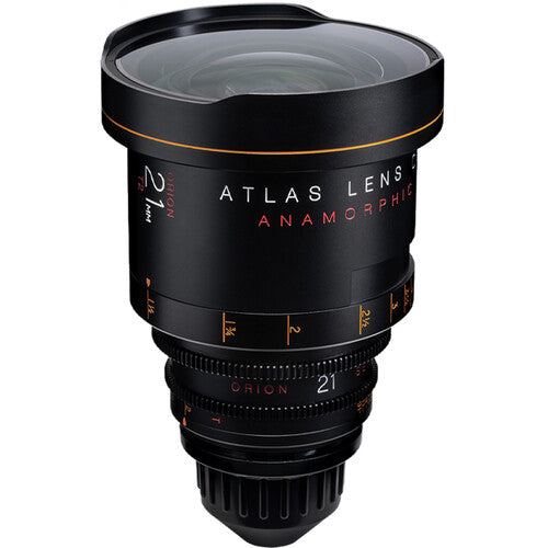 Atlas Lens Co. Orion 21mm T2 2x Lente Prime Anamórfico PL Montura 136mm
