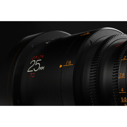 Atlas Lens Co Orion 25mm T2 Anamórfico Prime Montura PL 1 5 pies distancia mínima