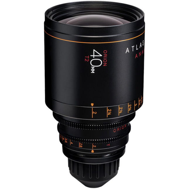 Atlas Lens Co Orion 40mm T2 2x Lente Anamórfica Prime PL Mount 14 Láminas