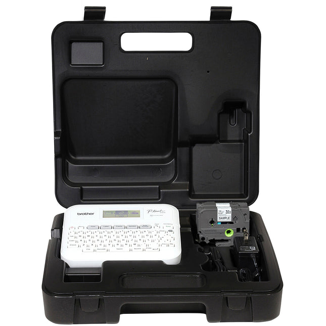 Brother PT-D410VP Impresora de Etiquetas Pantalla 2 Líneas Teclado QWERTY