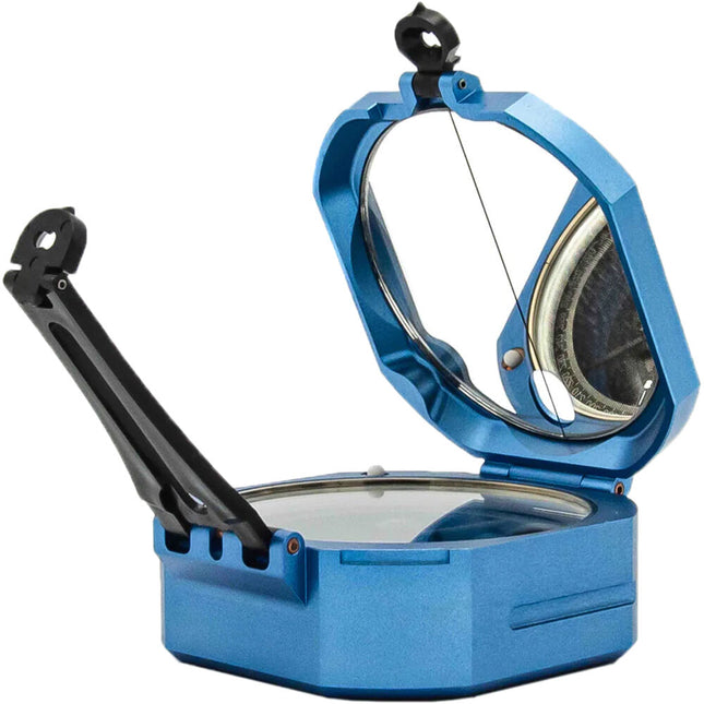 Brunton Standard Transit Brújula Azul Precisión 0.5° Estuche de Cuero