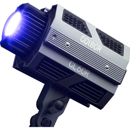 COLBOR CL60R RGB COB LED Monoluz Estudio Kit 4 Luces 22974 Lux 2700-6500K