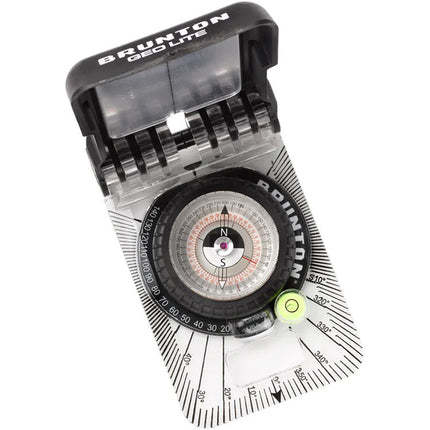 Brunton Geo Lite Transit Brújula hemisferio norte compacta ligera con declinación ajustable