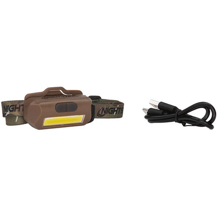 Nightstick USB-4510F Linterna Frontal Recargable 250 Lúmenes 35 Horas Uso con Cinta o Clip