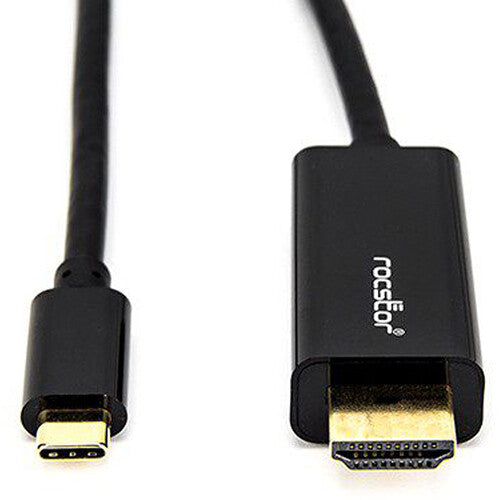 Rocstor Cable USB Tipo-C a HDMI 6 pies 4K 30Hz Audio 7.1 Surround