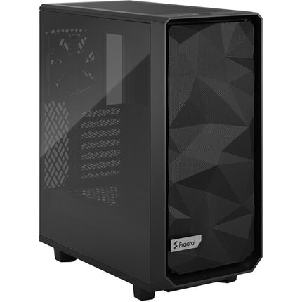 Fractal Design Meshify 2 Compact Caja Mid-Tower Soporte ATX Micro-ATX USB-C 3.1 Gen 2 Ventana Tinte Ligero Negro