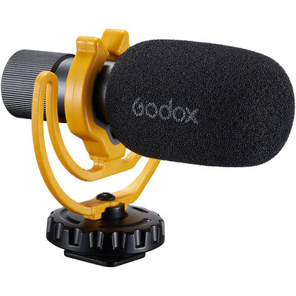 Godox VS-Mic Micrófono Shotgun Compacto para Cámaras con Shockmount Rycote