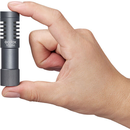 Godox VS-Mic Micrófono Shotgun Compacto para Cámaras con Shockmount Rycote
