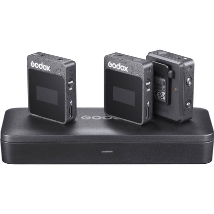 Godox MoveLink II M2 Sistema Micrófono Inalámbrico 2 Canales 100 m Negro