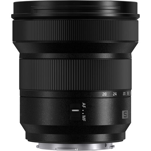 Panasonic LUMIX S 14-28mm f4-5.6 MACRO objetivo Full Frame distancia mínima de enfoque 5.9 pulgadas con parasol y tapas