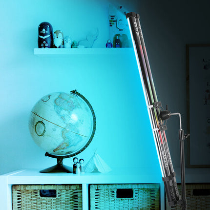 GVM BD100 RGB Tubería LED Kit de Luz 3' Doble Soporte y Bolsa