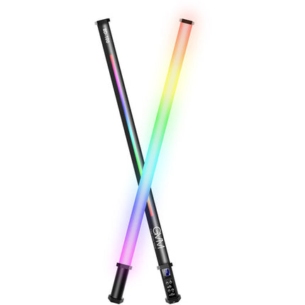 GVM BD100 RGB Tubería LED Kit de Luz 3' Doble Soporte y Bolsa