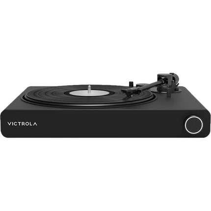 Victrola Stream Onyx Tocadiscos Manual Doble Velocidad con Cartucho Ortofon OM 5E y Wi-Fi para Sonos