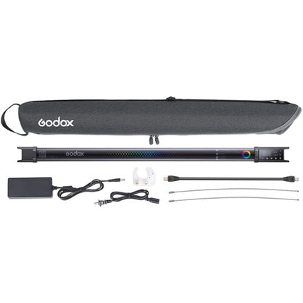 Godox TL60 Luz LED Tubular RGB 2.5' 421 Lux 2700-6500K Bolsa y Clip