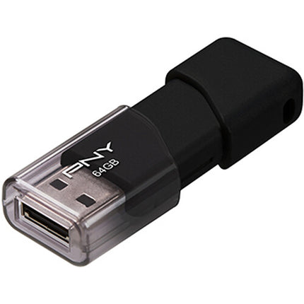 PNY 64GB Attaché 3 Unidad Flash USB 2.0 Capacidad 64GB Diseño Sin Tapa 10-Pack