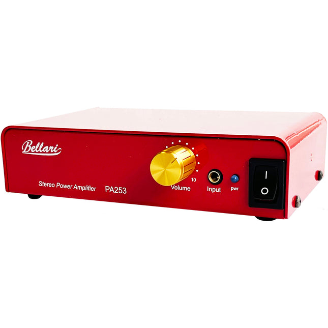 Bellari PA253 Amplificador Estéreo 42W RMS 50W RMS 4 Ohmios