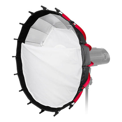 FotodioX EZ-Pro DLX Beauty Dish y Softbox Plegable 60 pulgadas 16 caras con Difusores Interior y Exterior