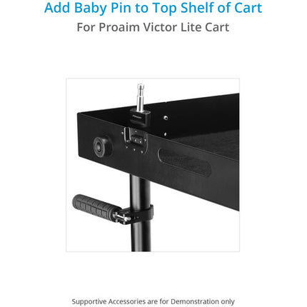 Proaim Adaptador de Esquina con Pin Baby 5/8 para Victor Lite Cart