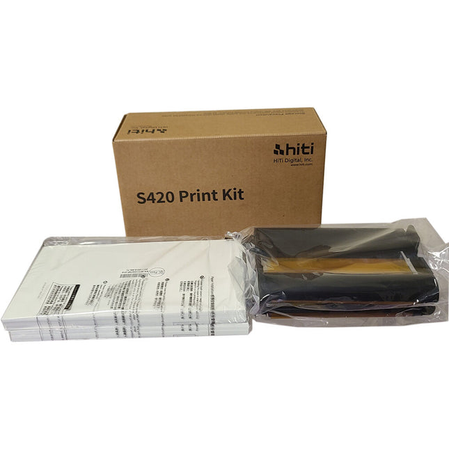 HiTi P-100 Kit de Impresión para S420 Fotografía 4x6 100 hojas 2 Cintas