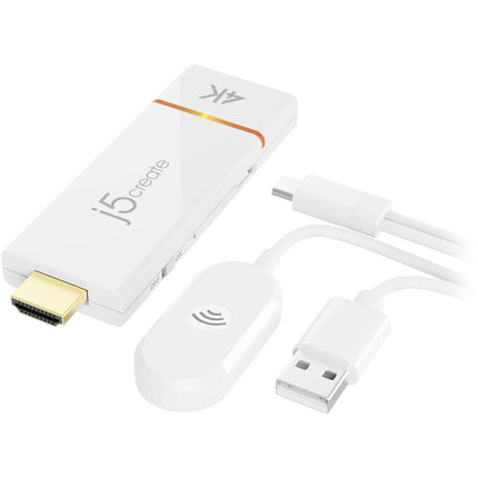 j5create ScreenCast 4K Adaptador Inalámbrico HDMI Video 4K Antena Externa