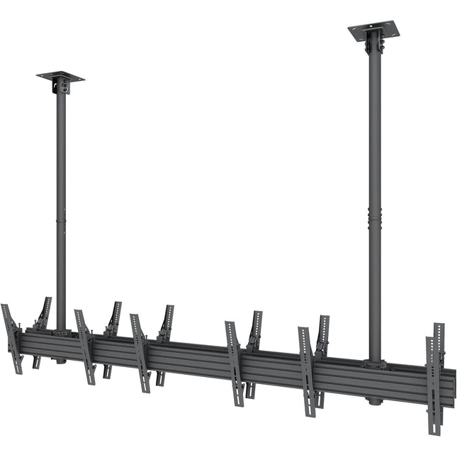 Mount-It! PRO Soporte de techo dual para seis pantallas 6 a 15° inclinación 396 lb capacidad