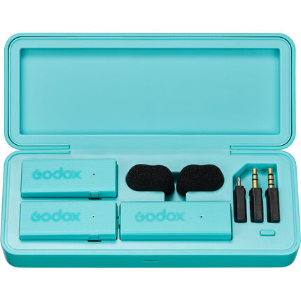 Godox MoveLink Mini LT Sistema de Micrófono Inalámbrico 2.4 GHz Alcance 100 m para Cámaras y iOS