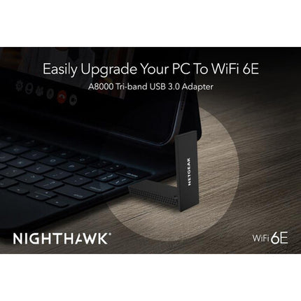 Netgear Nighthawk AXE3000 Adaptador Wi-Fi 6E USB Tri Banda 3 Gb/s