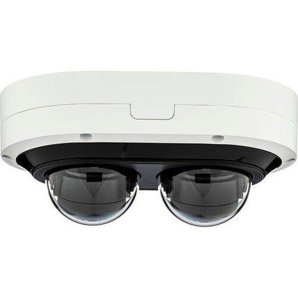 Hanwha Vision PNM-12082RVD Cámara Domo Multidireccional Exterior 2 Sensores 6MP 82 Pies Visión Nocturna
