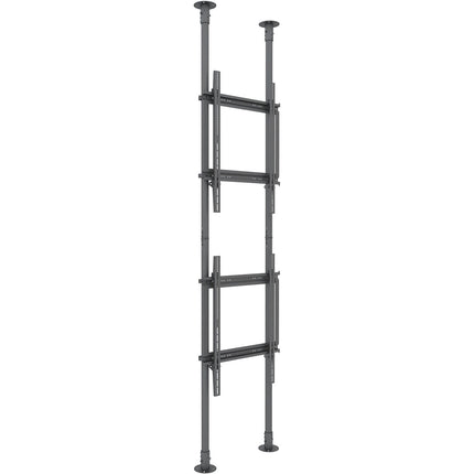 Mount-It! PRO soporte suelo a techo doble pantalla 50-100" 198 lb