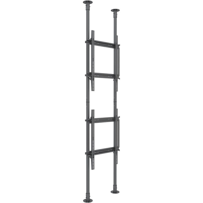 Mount-It! PRO soporte suelo a techo doble pantalla 50-100" 198 lb