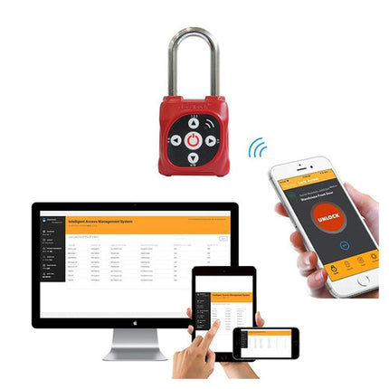 eGeeTouch Candado LOTO Inteligente Bluetooth Batería IP44