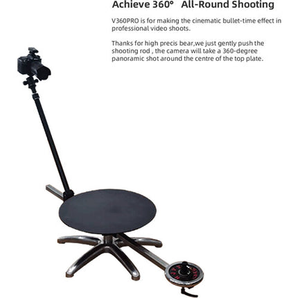DigitalFoto Solution Limited V360PRO Plataforma giratoria 360° 441 lb capacidad 160° ángulo de cámara