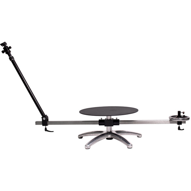 DigitalFoto V360PRO Plataforma rotativa para cámara con base de 19.7" y brazo ajustable 25.6-45.3"