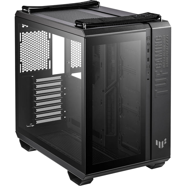 ASUS TUF Gaming GT502 Caja Mid-Tower Negra Panel de Cristal 4 Bahías para Discos