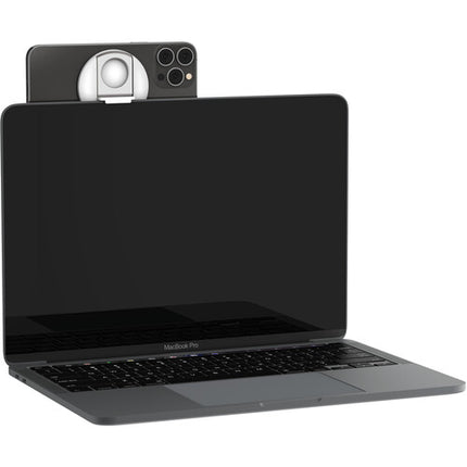 Belkin iPhone Mount para MacBooks Blanco Compatible con iPhone 12 y MagSafe