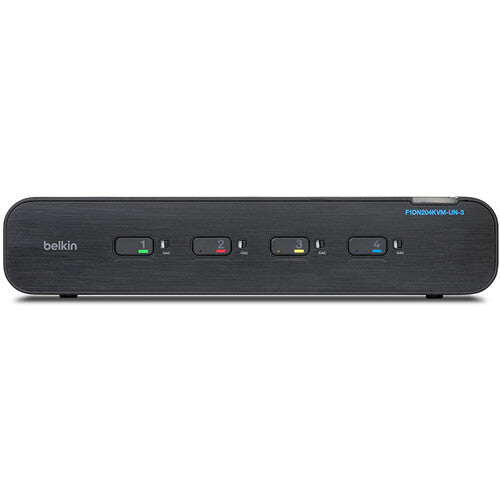 Belkin 4-Port Universal 2ª Gen KVM Switch Seguro 4K 3840x2160 60Hz